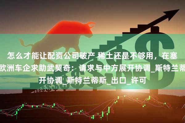 怎么才能让配资公司破产 稀土还是不够用，在塞尔维亚设厂的欧洲车企求助武契奇：请求与中方展开协调_斯特兰蒂斯_出口_许可